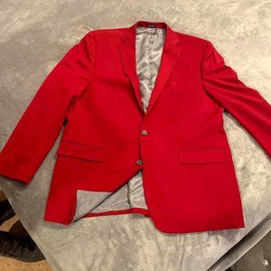 Turnbury Men's Blazer 48 Long (red)